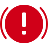 red brake-warning icon