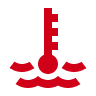 red engine-coolant icon