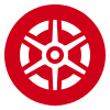 red wheel icon
